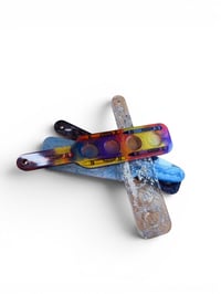 Image 1 of Resin Bar Paddle Shot Glass Holder – Party Serving Tray