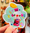Happie - sticker 3"