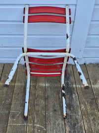 Image 3 of Chaises bistrot en métal à lattes