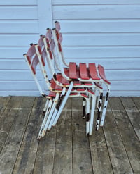 Image 4 of Chaises bistrot en métal à lattes