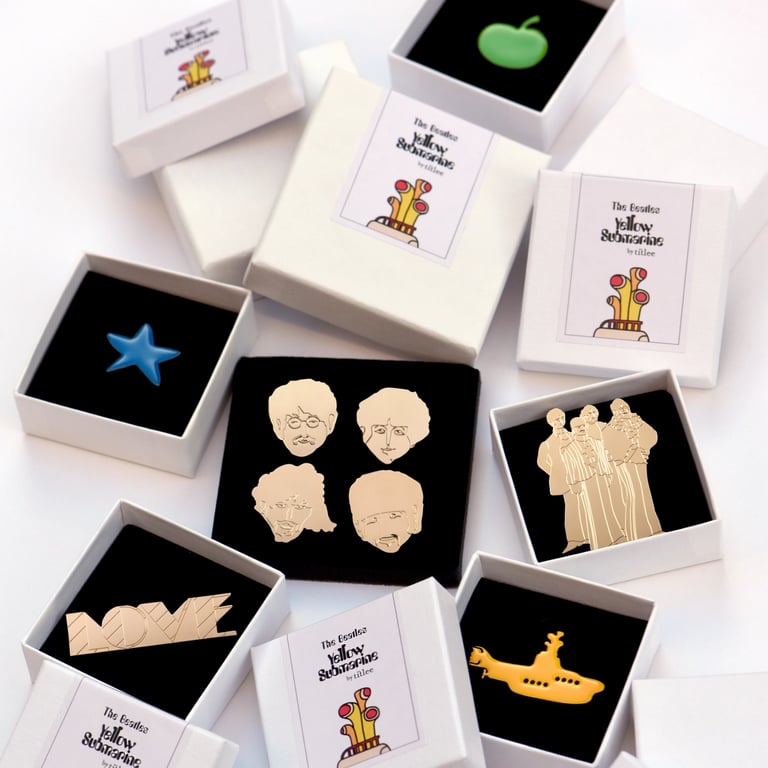 PIN'S YELLOW SUBMARINE - TITLEE (DEUX MODÈLES) Image 3