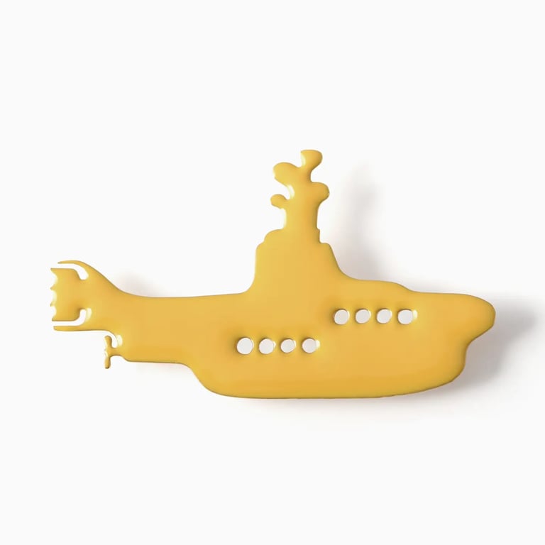 PIN'S YELLOW SUBMARINE - TITLEE (DEUX MODÈLES) Image 6