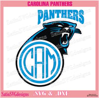 Image 7 of Carolina Panthers Multi Set Design SVG Files, Cricut, Studio, Digital Cut Files