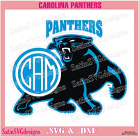 Image 8 of Carolina Panthers Multi Set Design SVG Files, Cricut, Studio, Digital Cut Files