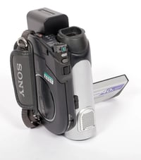 Image 6 of Sony DCR-DVD108 Mini-DVD Video Camera camcorder + battery + charger #2155 WORKS