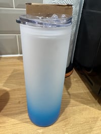 Glass ombré blue 