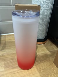 Glass ombré red