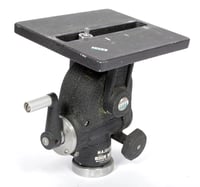 Image 2 of Majestic model 1200 heavy duty all geared tripod head with stud adapter #2484