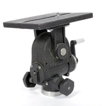 Image 4 of Majestic model 1200 heavy duty all geared tripod head with stud adapter #2484