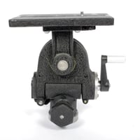 Image 5 of Majestic model 1200 heavy duty all geared tripod head with stud adapter #2484