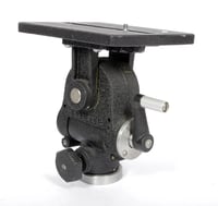 Image 6 of Majestic model 1200 heavy duty all geared tripod head with stud adapter #2484