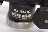 Image 9 of Majestic model 1200 heavy duty all geared tripod head with stud adapter #2484