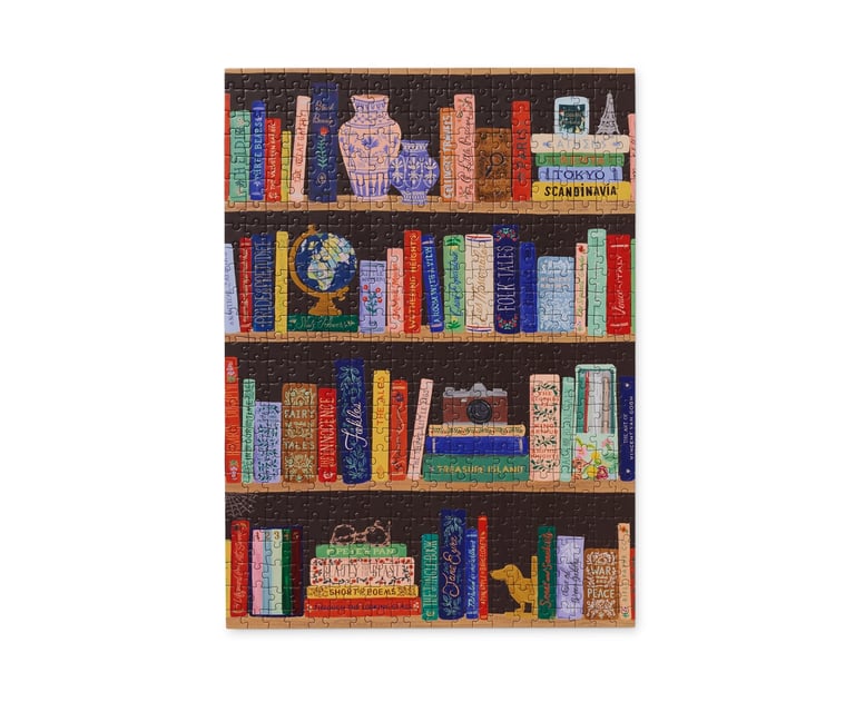PUZZLE 500 PIÈCES BIBLIOTHÈQUE  - RIFLE PAPER CO. Image 2