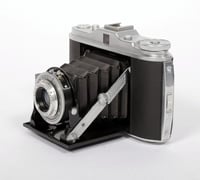 Image 13 of Agfa Isolette 120 6X6 folding medium format camera with 85mm F4.5 lens #2503/#2526