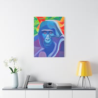 Image 2 of Gorilla Spirit Animal Portrait - Matte Canvas
