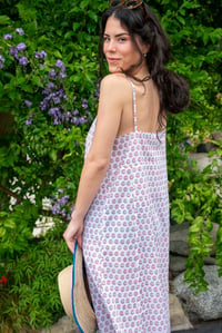 Image 1 of India Slip Mauve Booti