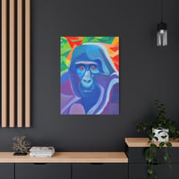 Image 4 of Gorilla Spirit Animal Portrait - Matte Canvas