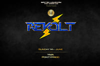 Revolt 2026 | Sunday 14th June | YMA | Pontypridd