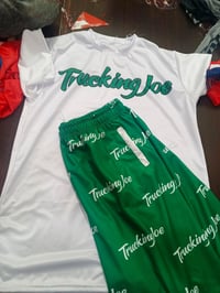 Image 2 of Multi-Logo Print short sets