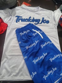 Image 3 of Multi-Logo Print short sets