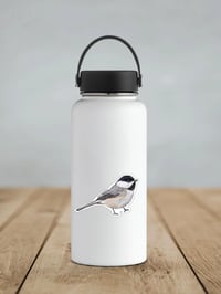 Image 2 of Chickadee Bird Vinyl Sticker