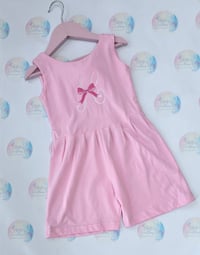 Image 4 of Girls Embroidery Personalised All In One outfits 