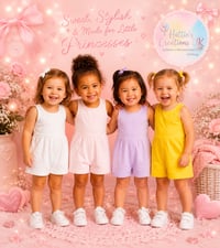 Image 5 of Girls Embroidery Personalised All In One outfits 