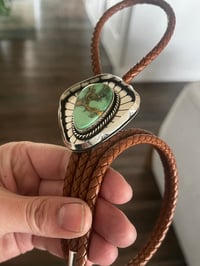 Image 4 of Australian Variscite Bolo Tie