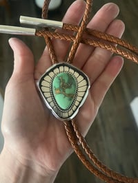 Image 2 of Australian Variscite Bolo Tie