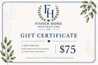 Image 3 of Fisher Home Inspirations E-Gift Certificates