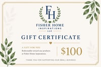 Image 4 of Fisher Home Inspirations E-Gift Certificates