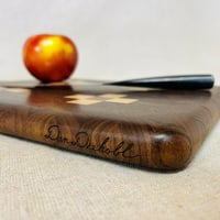 Image 4 of Black Dahlia Petite End Grain Cutting Board