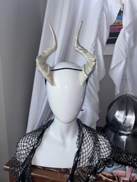 Image 3 of Bone succubus Glitter Horns | L