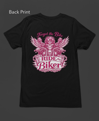 Image 3 of For the Biker Ride the Biker Tee