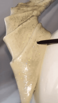 Image 2 of Bone succubus Glitter Horns | L