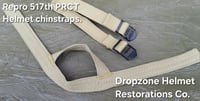 Image 1 of WWII 517th PRCT Chinstraps. NOS Buckles & HBT Webbing. 