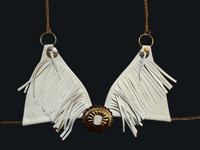 Fringe bikini top M