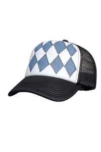Holiday Fashion “Argyle” trucker cap