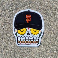 Image 1 of SF Calavera Mini Vinyl Sticker