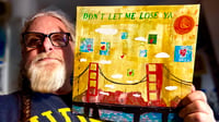 Image 2 of Don't Let Me Lose Ya (vinyl) album w/Hand-painted KS Front Cover 'Lost At Sea'