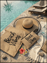 Image 1 of Wide-Brim Straw Sun Hat