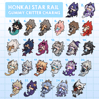 Image 1 of Honkai Star Rail Critter Charms 