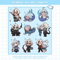 Image 1 of Arlefuri Acrylic Charms