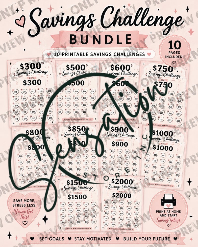 Image of Cash Stuffing Savers Bundle 