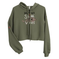 Image 1 of SHARK VIBES crop hoodie