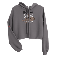 Image 4 of SHARK VIBES crop hoodie