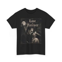 Image 3 of Love Is Forever Frankenstein & Bride T-Shirt | Gothic Vintage Romance Tee