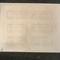 Image 3 of 1991 Official Tattoo Brand Lion production sheet 104-c