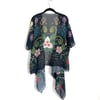 Floral Chiffon Shawl (O/S)