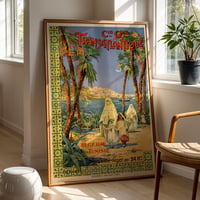 Image 1 of “Algérie – Tunisie” Vintage North Africa Travel Poster
